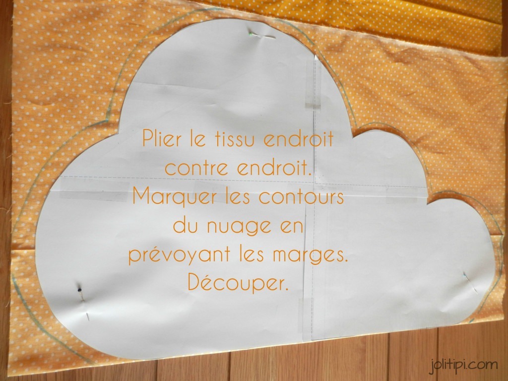 DIY : Fabriquer un coussin nuage (patron gratuit) - Joli Tipi