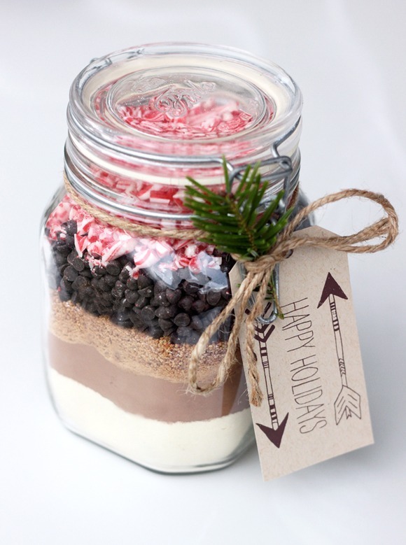 cadeau fait main bocal mason jar recette chocolat chaud vegan