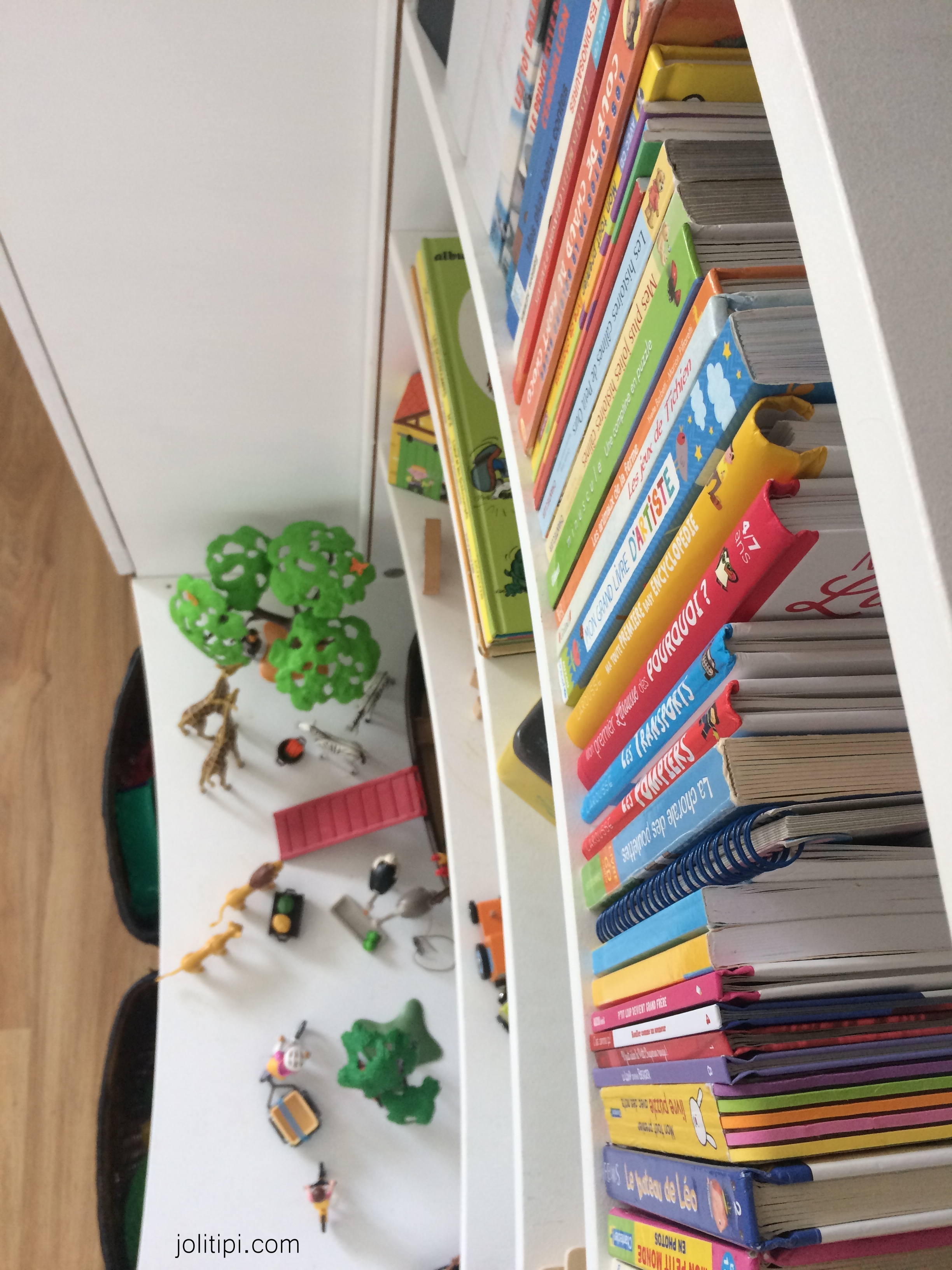 Étagères bibliothèque chambre d'enfant