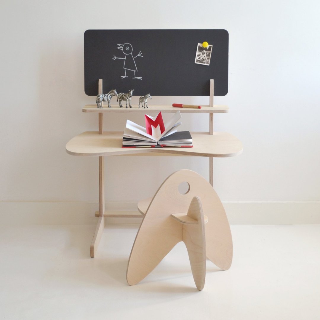 bureau enfant maternelle bois