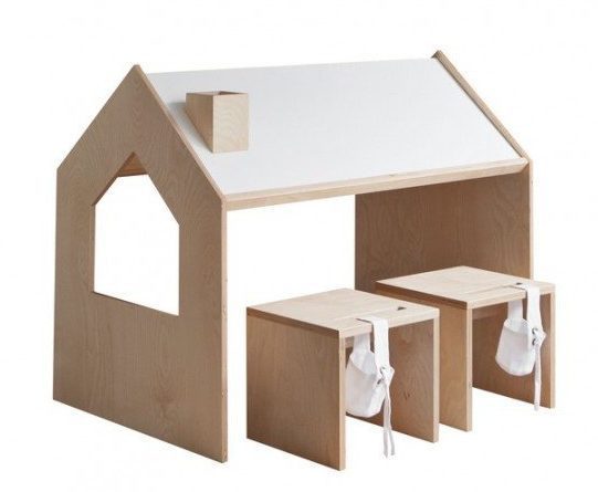 bureau enfant bois