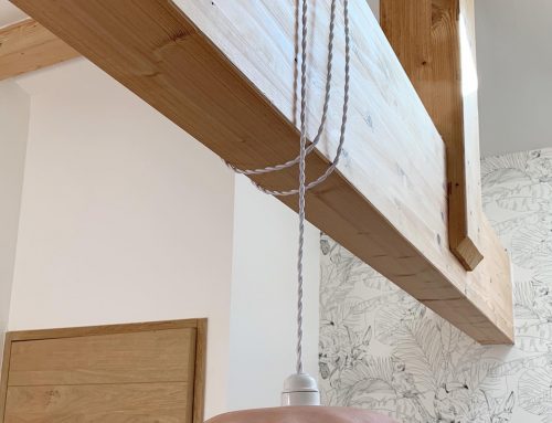 DIY une suspension lumineuse en argile autodurcissante