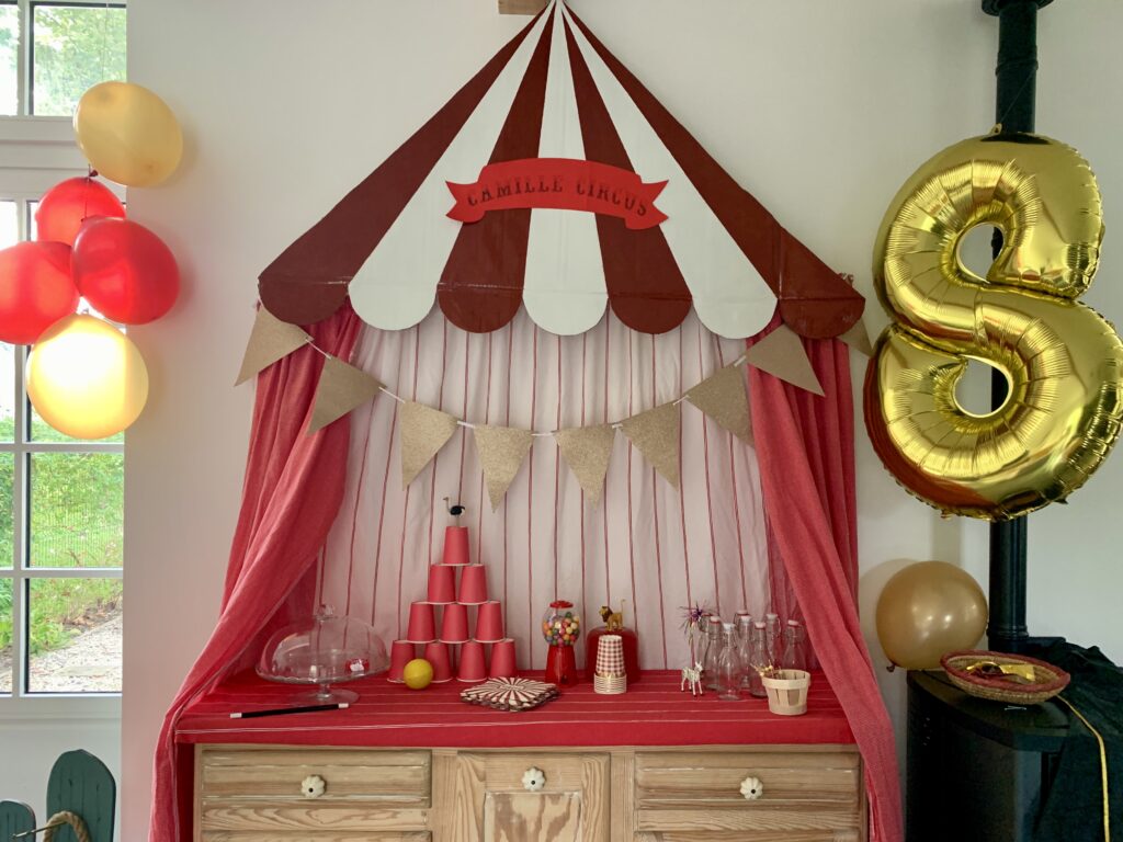 creer deco fête Candy bar circus