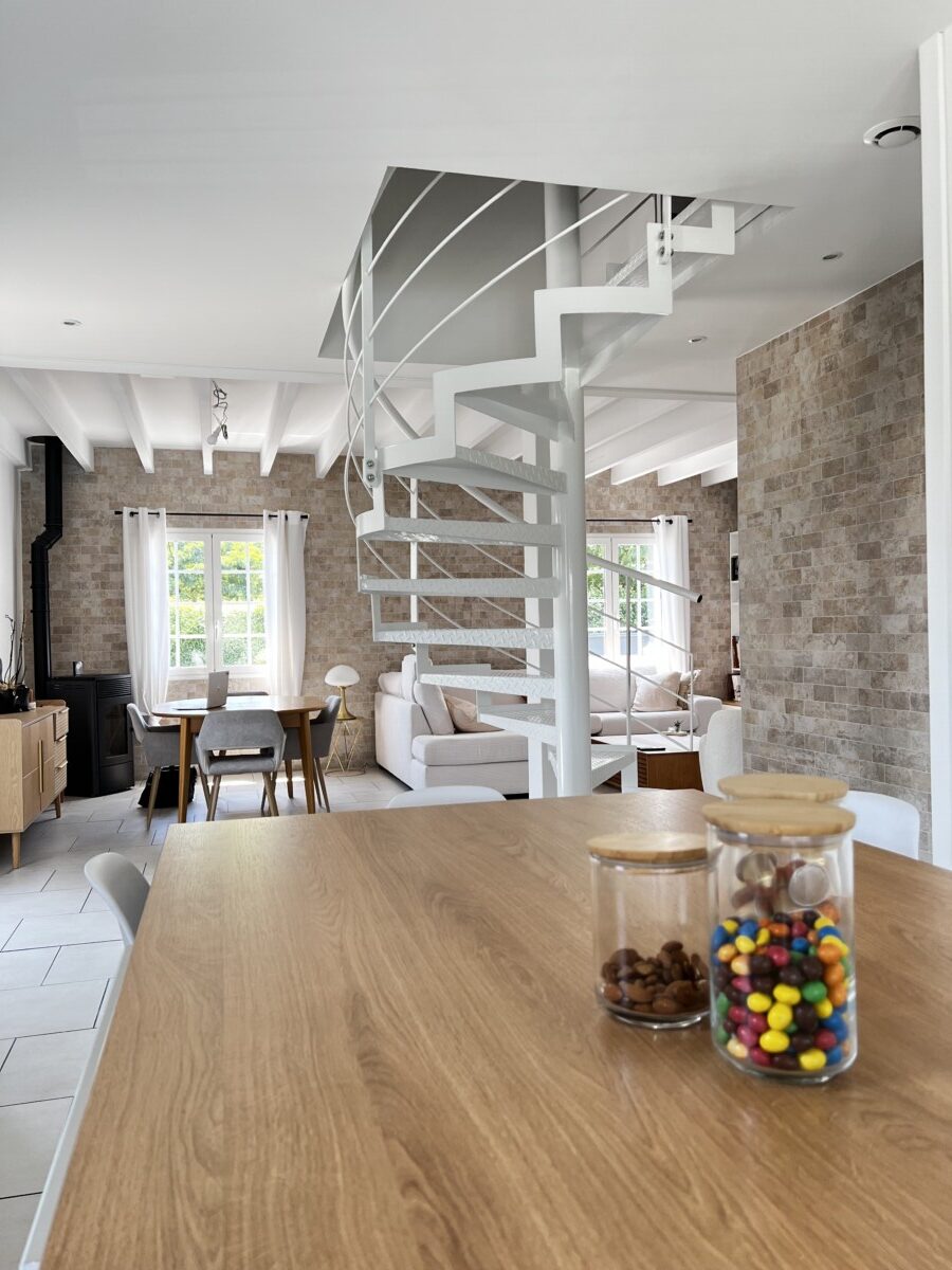 avant après cuisine modernisée séjour décoratrice d'intérieur conseil