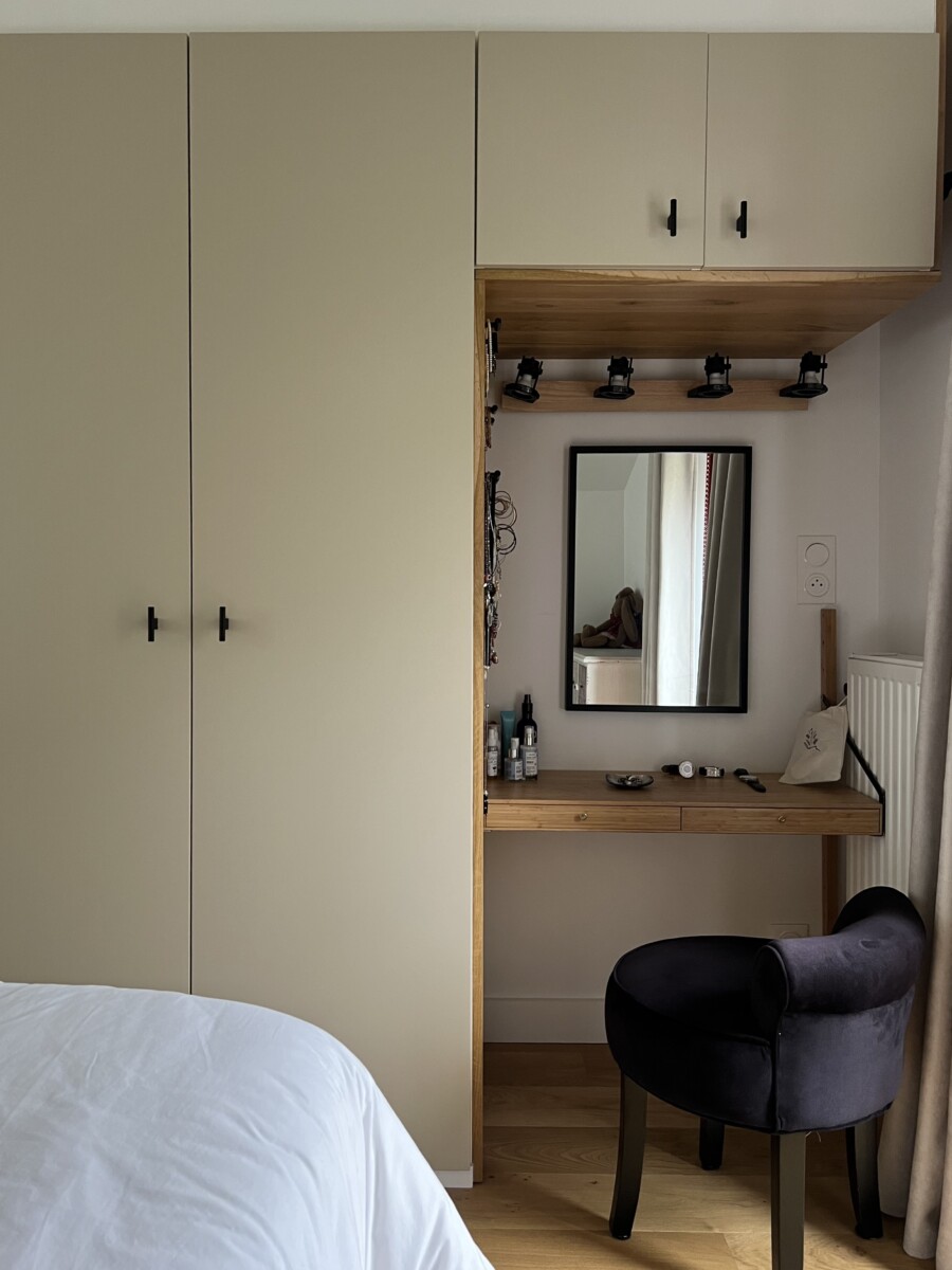 suite parentale rénovée décoratrice d'intérieur