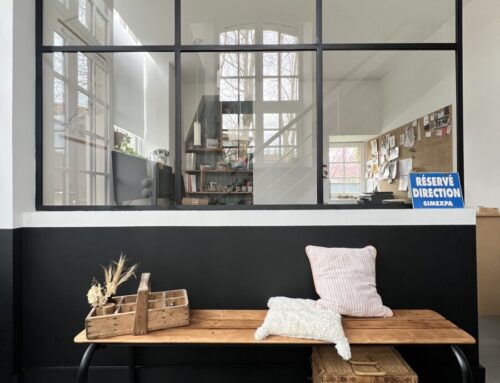 Rénover un banc d&rsquo;école pour une entrée vintage