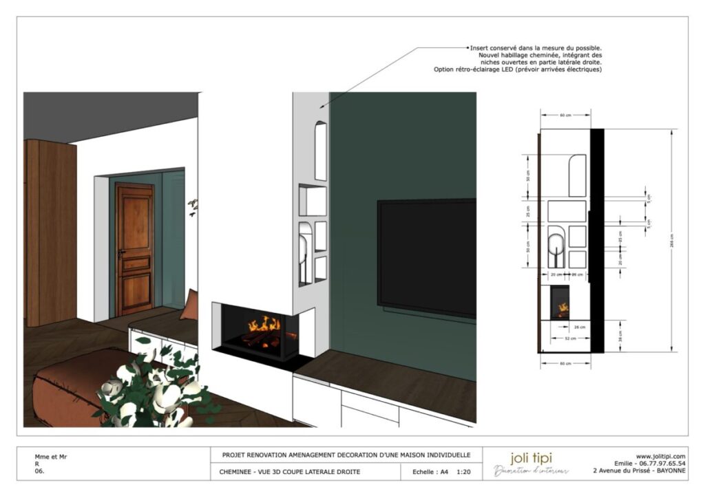 prestation agencement et décoration maison Bayonne