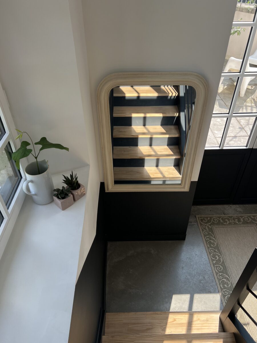 rénovation aménagement entrée de maison