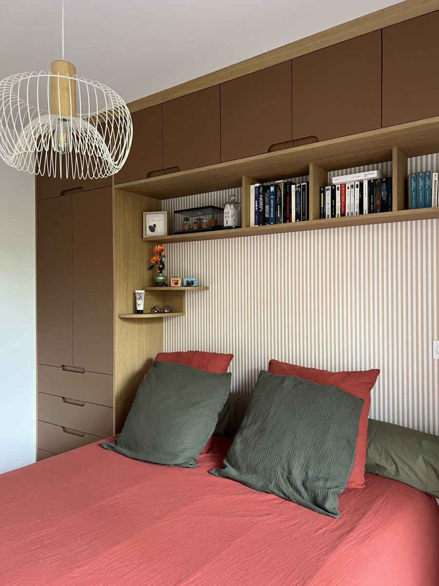 chambre dressing autour du lit