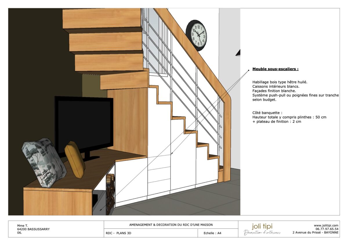 décoratrice d'intérieur pays basque meuble sur mesure